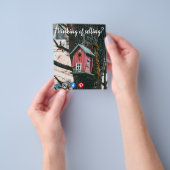 verkoop van de franse franstalenverkoopster flyer (Hand)