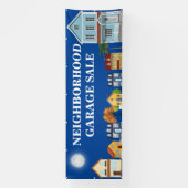 Verkoop van garage in de buurt spandoek (Verticaal)