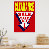 VERKOOP VAN GOEDEREN POSTER (Keuken)