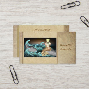 Verkoop van kaarten van het Mermaid Art-profiel Visitekaartje