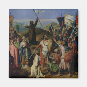 Verkoop van kruisvaarders rond Jeruzalem Magneet