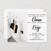 verkoop van mailingtransacties verwijzing onroeren briefkaart (Voorkant / Achterkant)