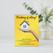 verkoop van mailingtransacties verwijzing onroeren briefkaart (Staand voorkant)