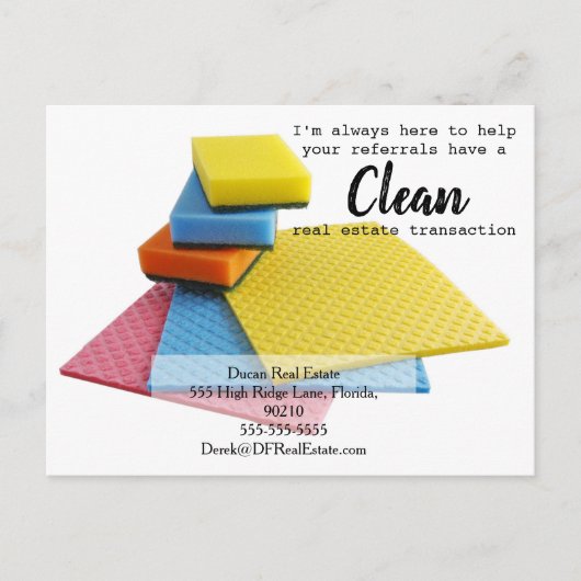 verkoop van mailingtransacties verwijzing onroeren briefkaart (Voorkant)