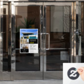 Verkoop van onroerend goed Aangepast Raamsticker (Kantoordeur)