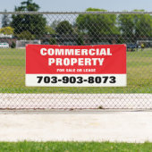 Verkoop van onroerend goed Aangepaste banner lease (Insitu)