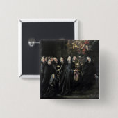 Verkoop van St. Clare met de Eucharistisch Vierkante Button 5,1 Cm (Voorkant /achterkant)