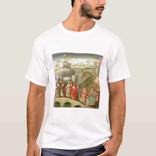 Verkoop van St. Gregory aan het Castel St. Angelo T-shirt (Voorkant)