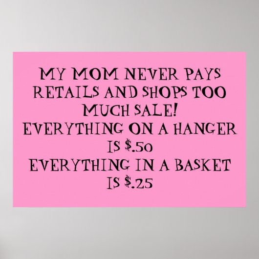 verkoop van terreinen poster (Voorkant)