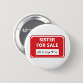 Verkoop zuster ronde button 5,7 cm (Voorkant /achterkant)