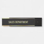 Verkoopafdeling Sjabloon naam Tekst Deurbordje (Voorkant)