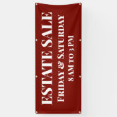 Verkoopbanner voor aangepaste objecten spandoek (Verticaal)