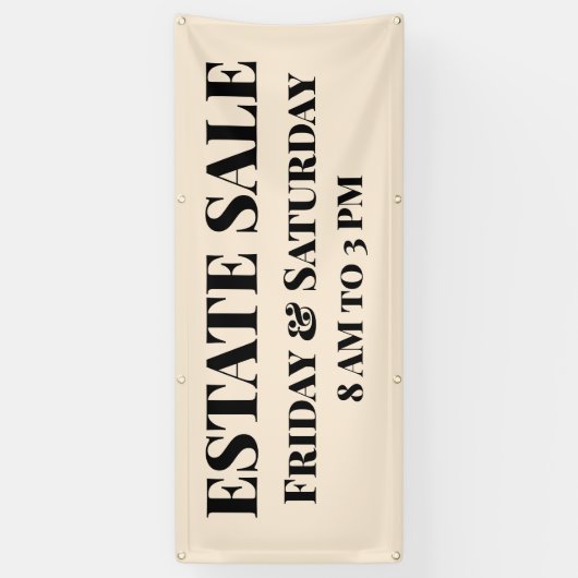 Verkoopbanner voor aangepaste objecten spandoek (Verticaal)