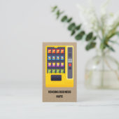 Verkoopmachine Aangepaste QR Kraft Visitekaartje (Staand voorkant)
