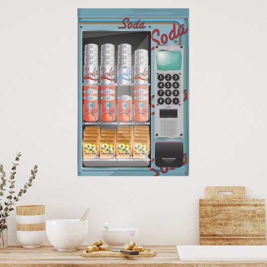 Verkoopmachine Poster (Keuken)