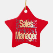 Verkoopmanager Extraordinaire Keramisch Ornament (Voorkant)