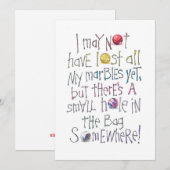 VERKOOPMARBLES NOTITIEKAARTJE (Voorkant / Achterkant)