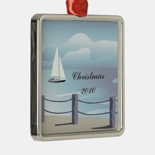 Verkooppremie kerstversiering metalen ornament (Rechts)