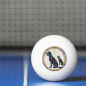 VERKOOPPRIJS 3* Ping Pong Ball labrador dog pet an (Net)