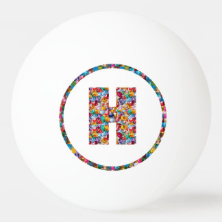 VERKOOPPRIJS ALPHABET ART HH HH 3* Ping Pong Ball