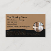 Verkoopservice voor vloerreiniging visitekaartje (Voorkant)