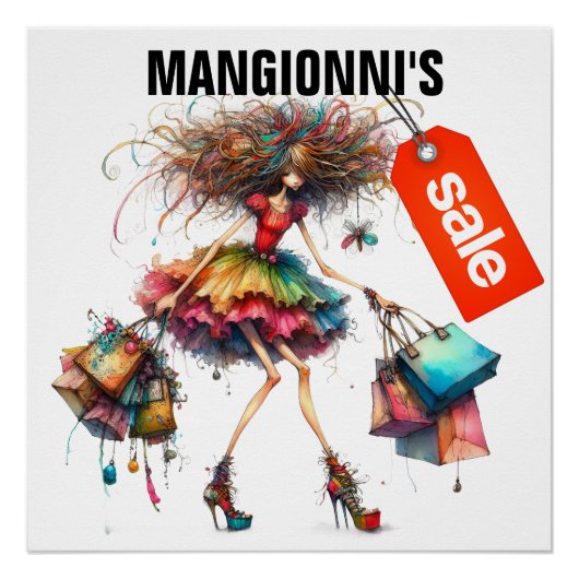 VERKOOPTEKEN WINKEL PERFECT POSTER (Voorkant)