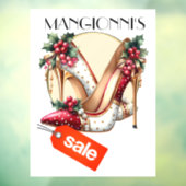 VERKOOPTEKEN WINKEL RAAMSTICKER (Vel 3)