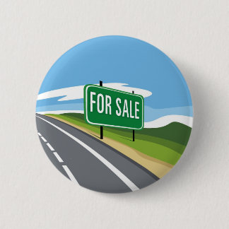 Verkoopweg Ronde Button 5,7 Cm