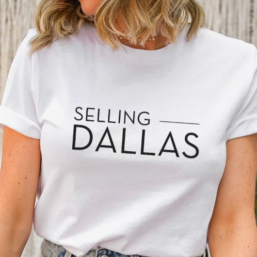 Verkopen Dallas - Verkopen Sunset T-shirt makelaar