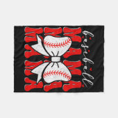 Verkopen Mama Coquette Bow Sport Lover Zuster Moed Fleece Deken (Voorkant (Horizontaal))