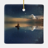 Verkopen naar de wolken keramisch ornament (Achterkant)