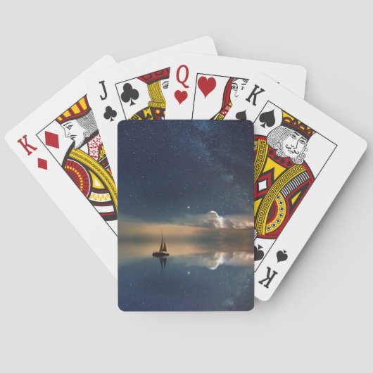 Verkopen naar de wolken pokerkaarten (Achterkant)