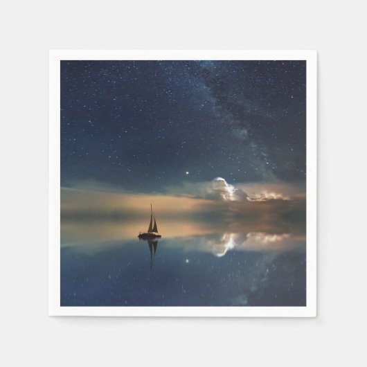 Verkopen naar de wolken servet (Voorkant)