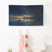 Verkopen naar de wolken spandoek (Insitu)
