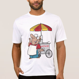 Verkoper van hete-hondkarretjes Straatvoedselverko T-shirt