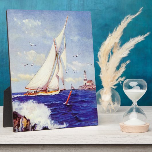 Verkoping door de vuurtoren door Albert B. Marks Fotoplaat (Zijkant)