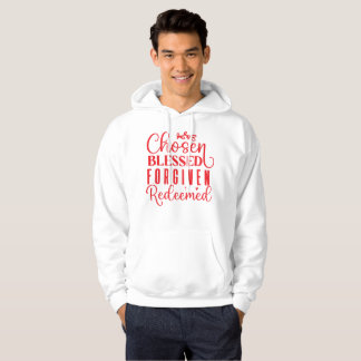 Verkoren Gezegend Vergeven Verlost Geloof Hoodie