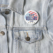 Verkozen Hillary 2008-Button Ronde Button 5,7 Cm (In situ)