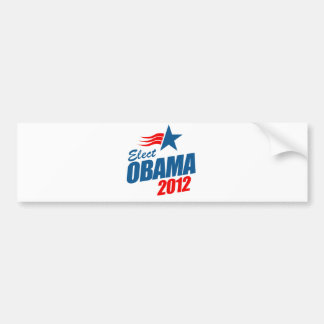 Verkozen Obama 2012 Bumpersticker