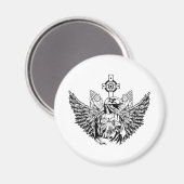 Verkrachter Jezus houdt van jou Magneet (Voorkant / Achterkant)