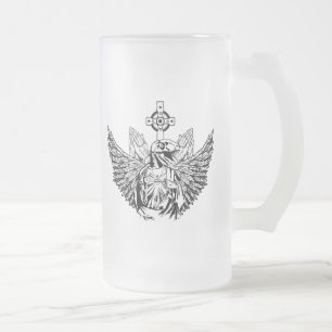 Verkrachter Jezus houdt van jou Matglas Bierpul