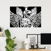 Verkrachter Jezus houdt van jou Poster (Thuiskantoor)