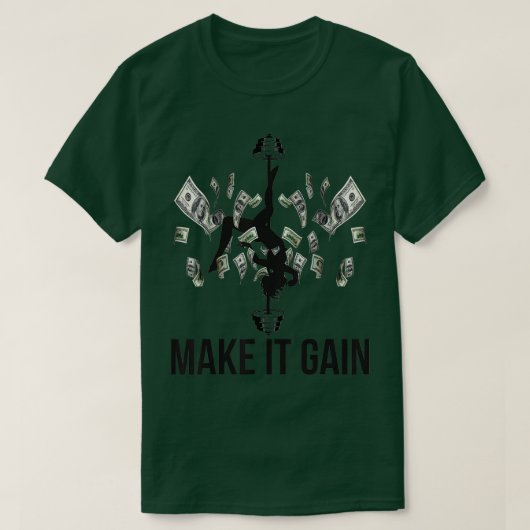 Verkrijg het vermogen om gewicht te tillen t-shirt (Design voorkant)