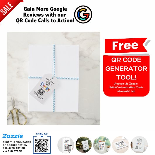 VERKRIJG MEER GOOGLE-BEOORDELINGEN MET QR-CODE OPR CADEAULABEL
