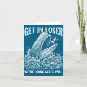 Verkrijg verliezer we doen Gods wil grappige chris Kaart