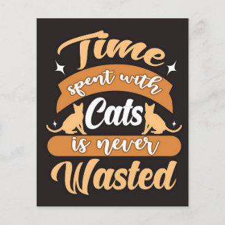 Verkwiste Kat | Schattige Kat Flyer