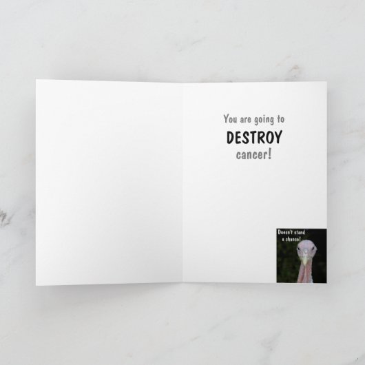 Verlaag kanker en win kaart (Binnen)