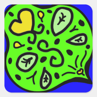 Verlaat bedrade sticker