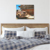 Verlaat Canvas Afdruk (Insitu (Slaapkamer))