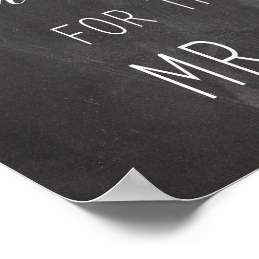 Verlaat uw wensen Weddenschap | Calligrafie Poster (Hoek)